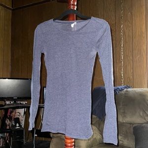 Blue long sleeve shirt